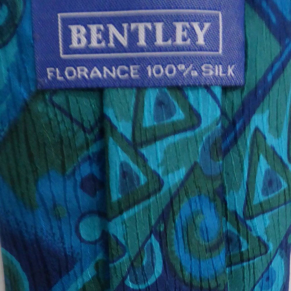 Bentley, 100% silk, necktie, Made In Florance, no imperfections